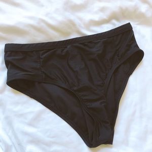 High waisted Black Bikini Bottoms